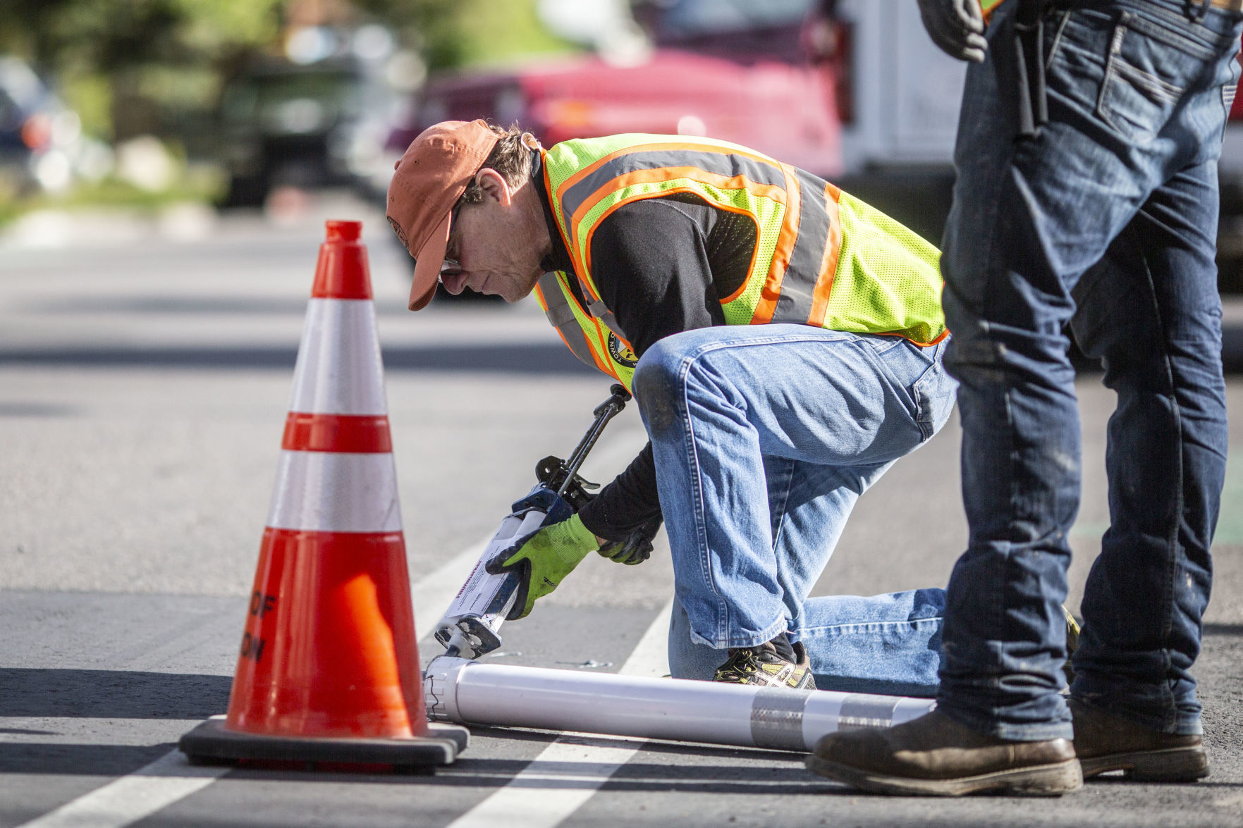 Bollards in for summer